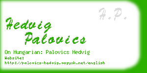 hedvig palovics business card